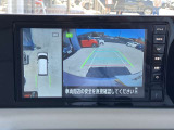 アラウンドビューモニターは4方のカメラで真上から車を見たようにモニターで確認ができる日産の自慢の装備です。是非実際の車で体感してみてください。