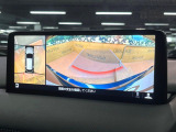 【360&deg;ビューモニター】専用のカメラにより、上から見下ろしたような視点で360度クルマの周囲を確認することができます☆死角部分も確認しやすく、狭い場所での切り返しや駐車もスムーズに行えます。