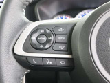 ステアリングスイッチです!視線を逸らすことなく操作することができます!