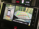 【パノラミックビューモニター】専用のカメラにより、上から見下ろしたような視点で360度クルマの周囲を確認することができます☆死角部分も確認しやすく、狭い場所での切り返しや駐車もスムーズに行えます。
