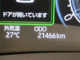 【走行距離】現在の走行距離になります。走行距離も少なく比較的良好な状態です。