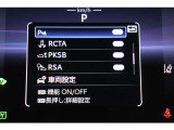 メーター内のインフォメーション。サポート画面です。