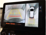 バック時、モニター画面で後方後方確認