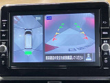 【アラウンドビューモニター】車を上から見下ろしているかのような映像で周囲の状況がひと目で確認、狭い駐車場に駐車するときも安心です♪