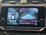 【アラウンドビューモニター】車を上から見下ろしているかのような映像で周囲の状況がひと目で確認、狭い駐車場に駐車するときも安心です♪
