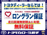 ロングラン保証付き。トヨタのお店で中古車をお買い上げいただいたすべてのお客様に安心で快適なカーライフをお約束する1年間の保証です。