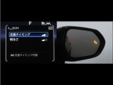 隣車線を走る車両をレーダーで検知し、ドアミラーでは確認しにくい後側方エリアに存在する車両に加え、急接近してくる車両も検知します。車両を検知するとドアミラーに搭載されたLEDインジケーターが点灯します。