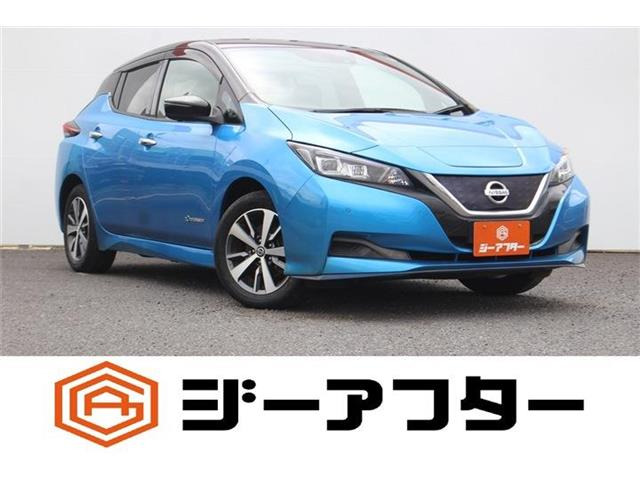 リーフ e+ X 禁煙車 純正9インチディスプレイナビ