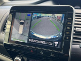 【アラウンドビューモニター】専用のカメラにより、上から見下ろしたような視点で360度クルマの周囲を確認することができます☆死角部分も確認しやすく、狭い場所での切り返しや駐車もスムーズに行えます。