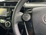 ステアリングスイッチ装備!運転しながら手元でオーディオの操作などができます。