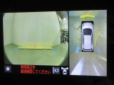 パノラミックビューモニター付きです。車両を上から見たような映像をディスプレイオーディオ画面に表示。運転席からの目視だけでは見にくい、車両周辺の状況をリアルタイムでしっかり確認できます。