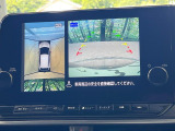 【アラウンドビューモニター】専用のカメラにより、上から見下ろしたような視点で360度クルマの周囲を確認することができます☆死角部分も確認しやすく、狭い場所での切り返しや駐車もスムーズに行えます。