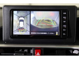 車両を上から見たような映像表示するパノラミックビューモニター付き!