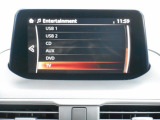 【マツダコネクト】ラジオ・テレビ/Bluetoothオーディオ、その他アプリケーションなどの機能で楽しむことができます。