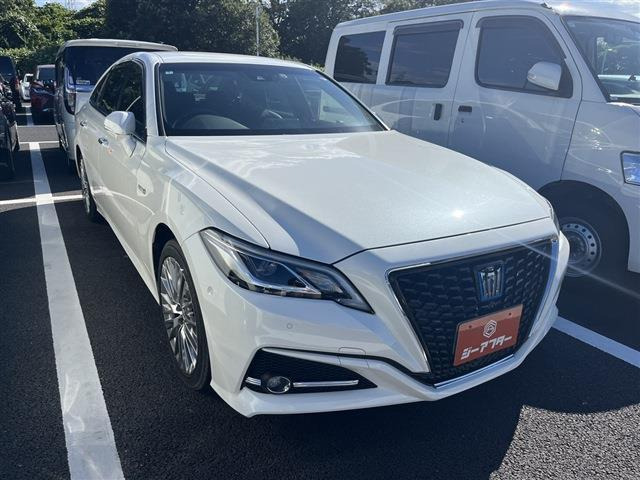 クラウンハイブリッド 2.5 S エレガンス スタイル禁煙車 純正9インチナビ フルセグTV
