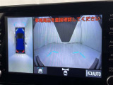 パノラミックビューモニターを装備。駐車場や交差点でクルマを真上から見るように周囲を確認できます。機能の詳細は販売店スタッフまでおたずねください。