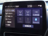 CD・DVD(再生機能)・ブルートゥース等を使用することができます。