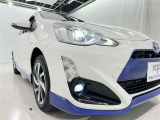 フォグランプ装着車です。暗い夜道の車両前方を明るく照らします
