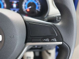 ステアリングスイッチ付き。前方から目を離すことなく操作することが可能です。
