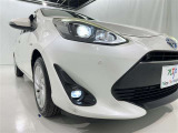 フォグランプ装着車です。暗い夜道の車両前方を明るく照らします