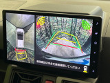【パノラマモニター】専用のカメラにより、上から見下ろしたような視点で360度クルマの周囲を確認することができます☆死角部分も確認しやすく、狭い場所での切り返しや駐車もスムーズに行えます。