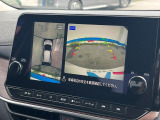 【アラウンドビューモニター】専用のカメラにより、上から見下ろしたような視点で360度クルマの周囲を確認することができます☆死角部分も確認しやすく、狭い場所での切り返しや駐車もスムーズに行えます。