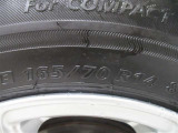 165/70R14    車両装着タイヤサイズです。 タイヤのご相談もトヨタモビリティ石川にお任せください