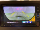 リアカメラ付で、後方をナビ画面で確認。車庫入れも安心です。もちろん、バックギアと連動しています。