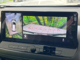 【アラウンドビューモニター】専用のカメラにより、上から見下ろしたような視点で360度クルマの周囲を確認することができます☆死角部分も確認しやすく、狭い場所での切り返しや駐車もスムーズに行えます。