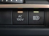 非常時やキャンプなどに役立つAC100Vコンセント付きです。