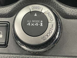 【切り替え式4WD】エンジン回転中にスイッチを回して切り替え完了!舗装路などの街乗りには「2WD」、滑りやすい舗装路などには「AUTO」、雪道などの未舗装路には「4WD」に切り替えて走行が可能です♪