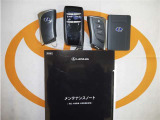 スマートキー&エンジンスターター&カードキー付。メンテナンスノートあります!!