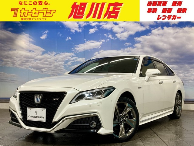 クラウン ハイブリッド 2.5 RS アドバンス Four 4WD 寒冷地仕様 夏タイヤ新品装着