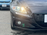 すれ違い灯はHID 走行灯はハロゲンヘッドライトの組み合わせです。フォグランプも搭載