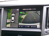 アラウンドビューモニター付きです 上から見たイメージで駐車出来ますので車庫入れの苦手な方も楽に駐車出来ます♪