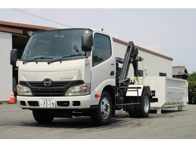 デュトロ  アームロール 2t 脱着装置付コンテナ専用車