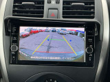 バックビューモニターの映像です!カメラがあると、駐車するときや後退時の安心感が違いますよね♪