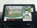 駐車が苦手な方も全方位モニターがあれば安心です♪車を上から見下ろしたような映像で、駐車がしやすくなります。