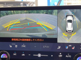 【パノラミックビューモニター】専用のカメラにより、上から見下ろしたような視点で360度クルマの周囲を確認することができます☆死角部分も確認しやすく、狭い場所での切り返しや駐車もスムーズに行えます。