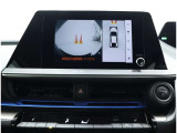 パノラミックビューモニター装備!トップビュー&フロントビュー・車両に取り付けたフロント、サイド、バックカメラの映像を合成して画面上に表示させることで、低速時の運転を補助する装置です。