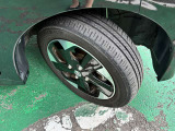 タイヤサイズは155/65R14です。日産純正アルミ装着です☆