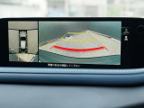 360&deg;ビューモニターを搭載しています。コーナーセンサーと合せてお使いいただくことで、安全、安心にお車の取り回しを行っていただけます。