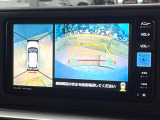 【パノラミックビューモニター】専用のカメラにより、上から見下ろしたような視点で360度クルマの周囲を確認することができます☆死角部分も確認しやすく、狭い場所での切り返しや駐車もスムーズに行えます。