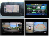 純正9インチナビ(MJ321D-L)。■地デジTV/CD/DVD/FM/AM/BluetoothAudio/SD/SD-REC-Audio。■アラウンドビューモニター表示。■純正ドライブレコーダー前後カメラ表示。