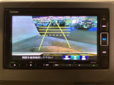 バックモニター付きで、車庫入れやバック時の後方確認をサポート。