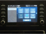 AM、FMラジオももちろん、ブルートゥース機能も装備です。