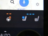 運転席・助手席は、ヒーター&ベンチレーション付シートです。暑い時期も寒い冬も快適に過ごせるうれしい装備です。