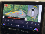 【パノラミックビューモニター】専用のカメラにより、上から見下ろしたような視点で360度クルマの周囲を確認することができます☆死角部分も確認しやすく、狭い場所での切り返しや駐車もスムーズに行えます。
