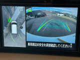 アラウンドビューモニター搭載。上から見下ろしたように液晶に映るのでスムーズな駐車をサポートします。