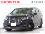 当社試乗車、業務車のオデッセイハイブリッド(e:HEVアブソルート・EXブラックエディション)が入庫です。内外装ともにきれいなお車です。